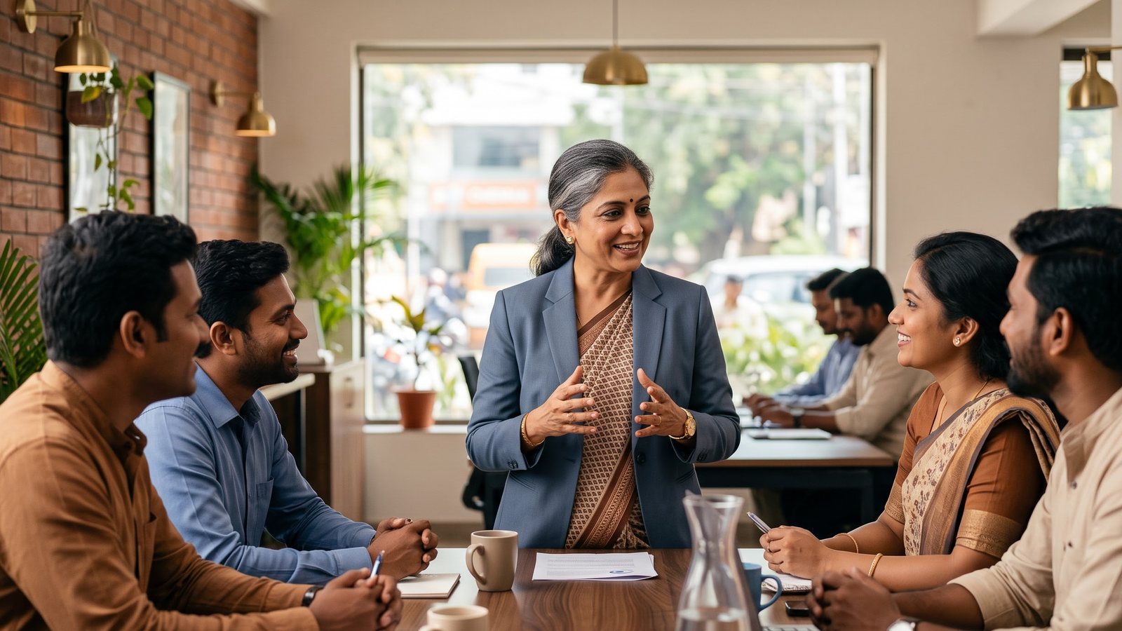 Varish Partners advisors at work in the office