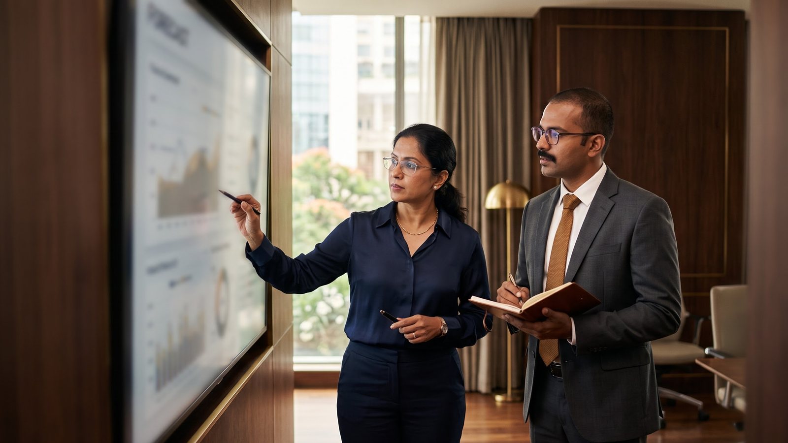 Financial documents and reports under review