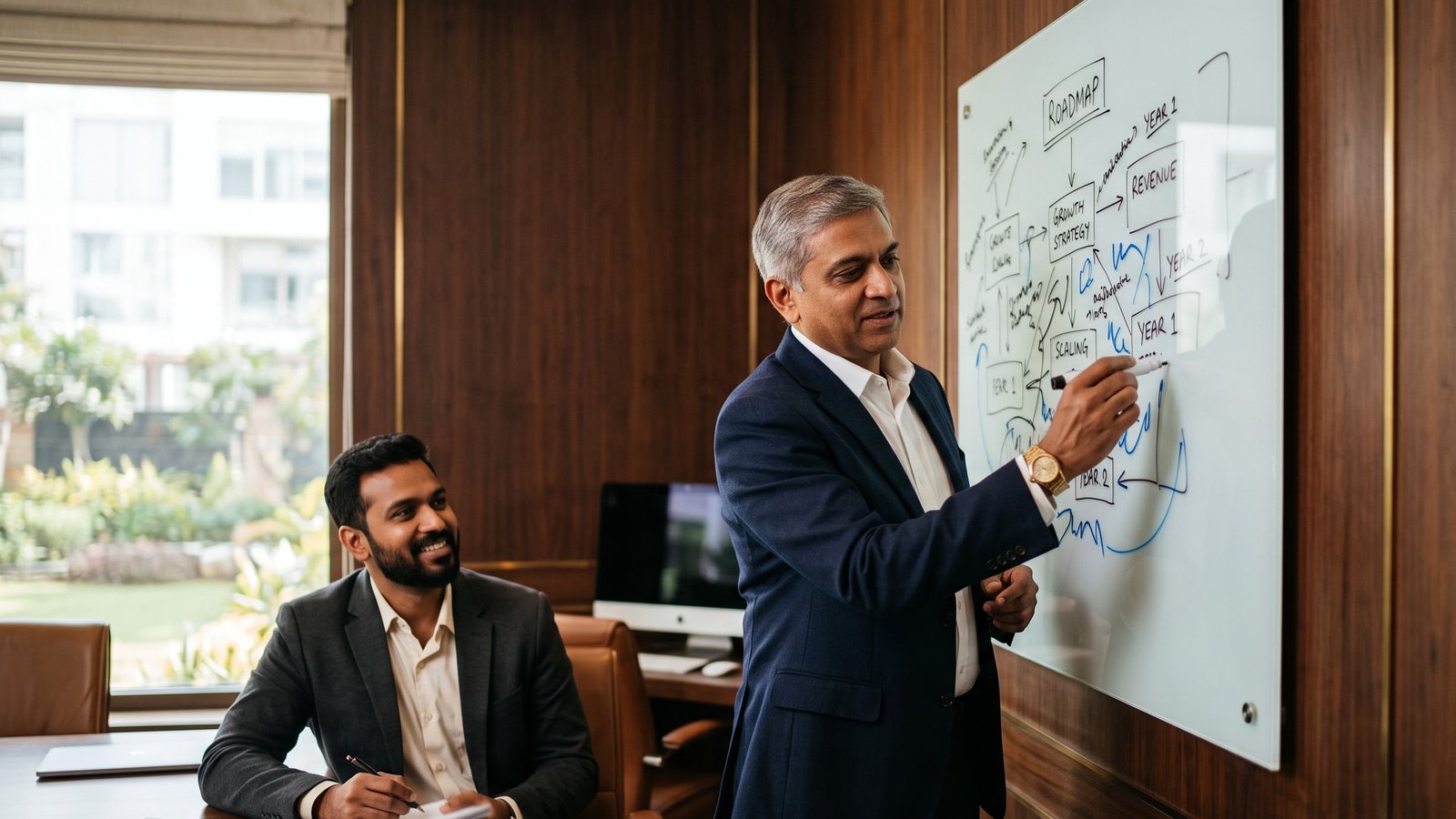 Varish Partners advisors at work in the office